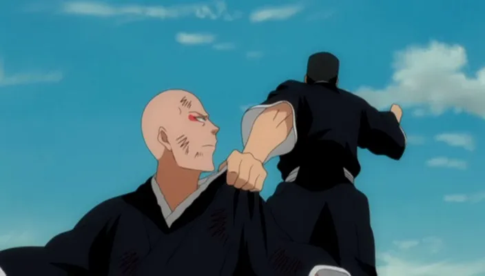 Capture 10 — Épisode 220 : Ikkaku tombe ! La Crise du Shinigami