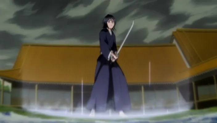 Capture 6 — Épisode 232 : Sode no Shirayuki contre Rukia ! Cœur troublé