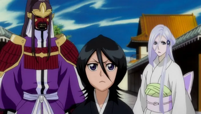 Capture 10 — Épisode 256 : La Colère de Byakuya ! La famille Kuchiki s'effondre