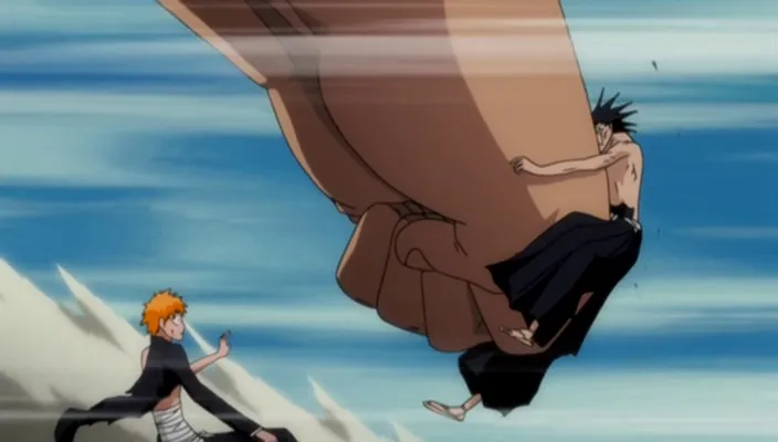 Capture 25 — Épisode 286 : Hitsugaya transperce Hinamori — Illusion de Kyōka Suigetsu