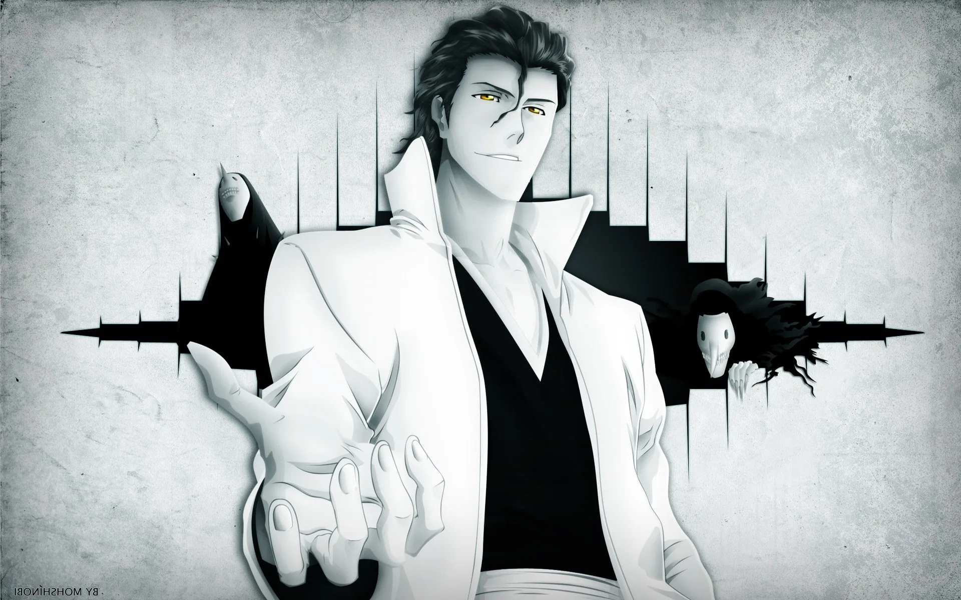 Aizen — Capitaine — Wallpaper Bleach