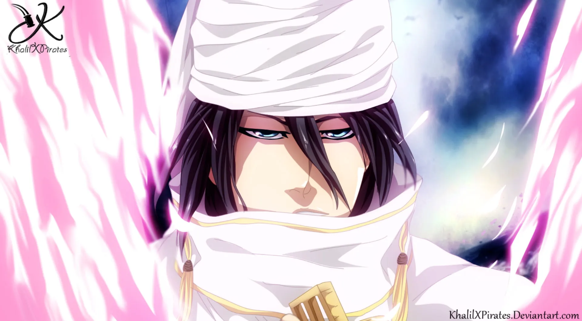 Byakuya — Silhouette — Wallpaper Bleach